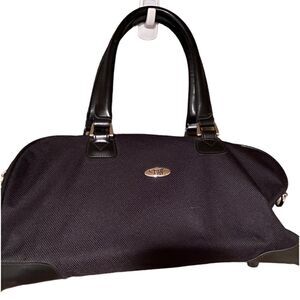 Diane Von Furstenberg Black Duffle Bag